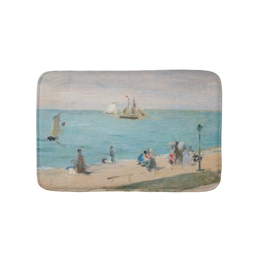 Berthe Morisot - Aan het strand, Les Petites-Dalle Badmat (Voorkant)