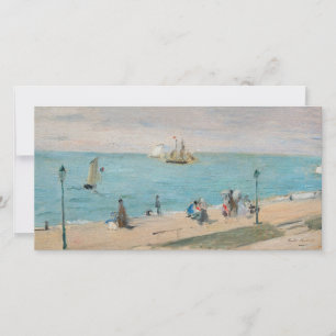Berthe Morisot - Aan het strand, Les Petites-Dalle Bedankkaart