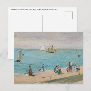 Berthe Morisot - Aan het strand, Les Petites-Dalle Briefkaart