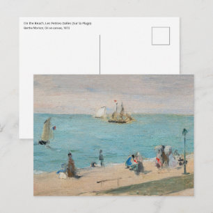 Berthe Morisot - Aan het strand, Les Petites-Dalle Briefkaart