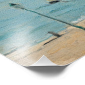 Berthe Morisot - Aan het strand, Les Petites-Dalle Foto Afdruk (Hoek)