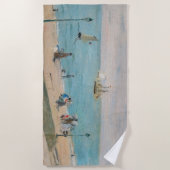 Berthe Morisot - Aan het strand, Les Petites-Dalle Strandlaken (Voorkant)