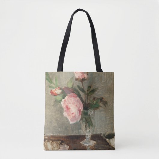 Berthe Morisot, Aesthetic peonies painting  Tote Bag (Voorkant)