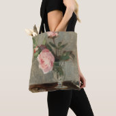 Berthe Morisot, Aesthetic peonies painting  Tote Bag (Dichtbij)