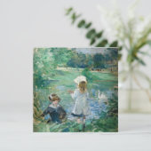 Berthe Morisot - Beside a Lake Kaart (Staand voorkant)