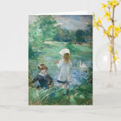 Berthe Morisot - Beside a Lake Kaart (Gele Bloem)