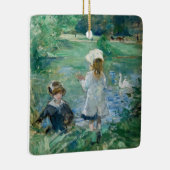Berthe Morisot - Beside a Lake Keramisch Ornament (Rechts)