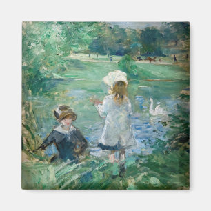 Berthe Morisot - Beside a Lake Magneet