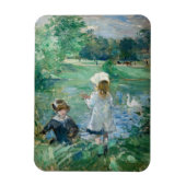 Berthe Morisot - Beside a Lake Magneet (Verticaal)