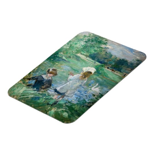 Berthe Morisot - Beside a Lake Magneet (Linkerzijde)