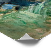 Berthe Morisot - Beside a Lake Poster (Hoek)