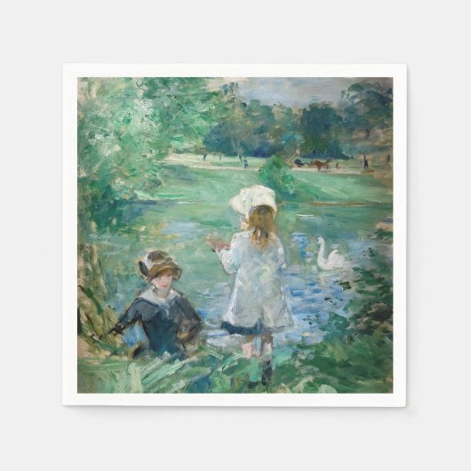 Berthe Morisot - Beside a Lake Servet (Voorkant)