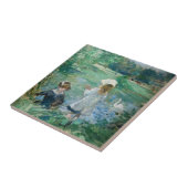 Berthe Morisot - Beside a Lake Tegeltje (Zijkant)