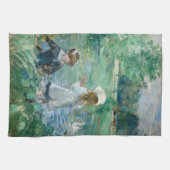 Berthe Morisot - Beside a Lake Theedoek (Horizontaal)
