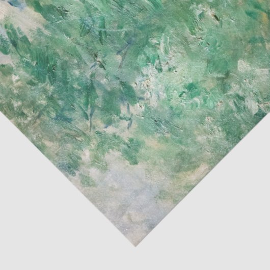 Berthe Morisot - Beside a Lake Tissuepapier (Detail)