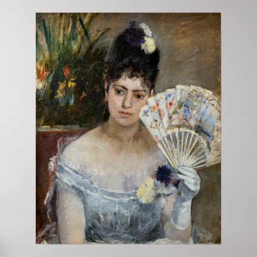 Berthe Morisot - Bij het bal Poster (Voorkant)