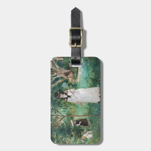 Berthe Morisot - De Butterfly Hunt Bagagelabel (Voorkant verticaal)