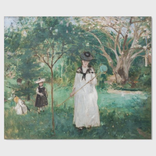 Berthe Morisot - De Butterfly Hunt Cadeaupapier (Vlak)