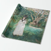Berthe Morisot - De Butterfly Hunt Cadeaupapier (Uitgerold)