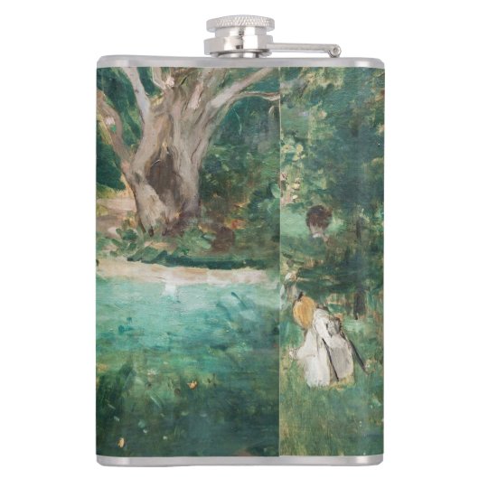 Berthe Morisot - De Butterfly Hunt Heupfles (Achterkant)