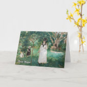 Berthe Morisot - De Butterfly Hunt Kaart (Gele Bloem)