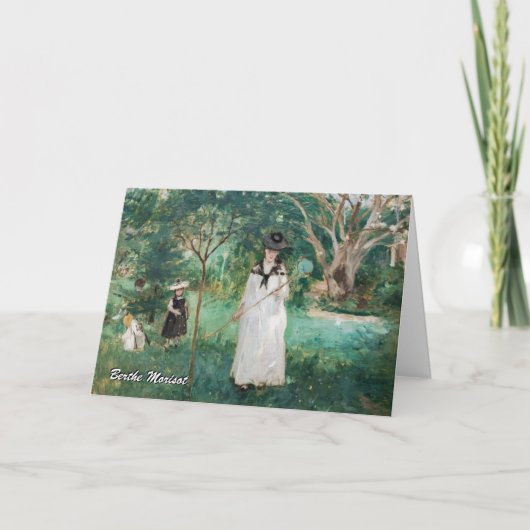 Berthe Morisot - De Butterfly Hunt Kaart (Voorkant)