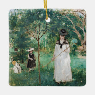 Berthe Morisot - De Butterfly Hunt Keramisch Ornament