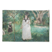 Berthe Morisot - De Butterfly Hunt Kussensloop (Achterkant)