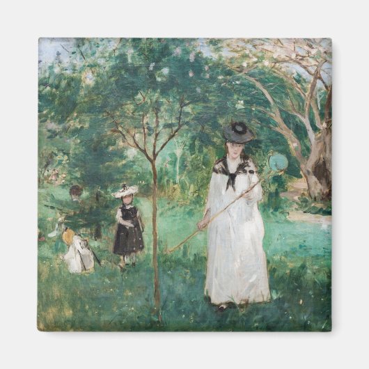 Berthe Morisot - De Butterfly Hunt Magneet (Voorkant)
