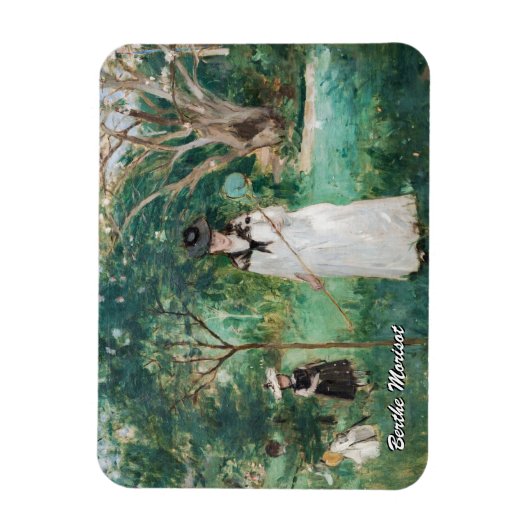 Berthe Morisot - De Butterfly Hunt Magneet (Verticaal)