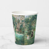 Berthe Morisot - De Butterfly Hunt Papieren Bekers (Rechts)