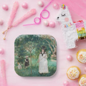 Berthe Morisot - De Butterfly Hunt Papieren Bordje (Feest)