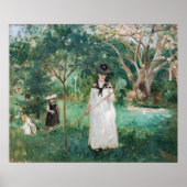Berthe Morisot - De Butterfly Hunt Poster (Voorkant)