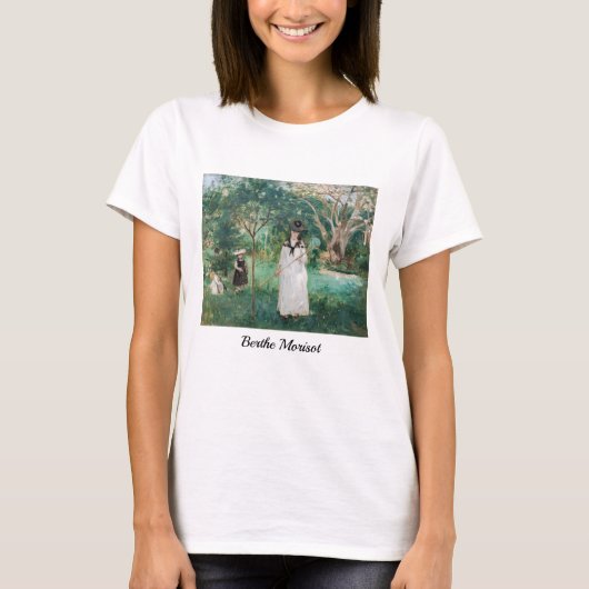 Berthe Morisot - De Butterfly Hunt T-shirt (Voorkant)