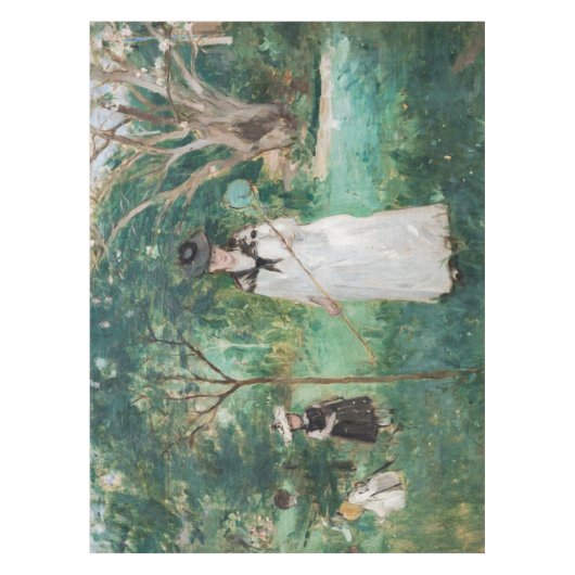 Berthe Morisot - De Butterfly Hunt Tafelkleed (Voorkant)
