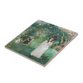 Berthe Morisot - De Butterfly Hunt Tegeltje (Zijkant)