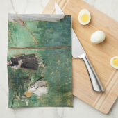 Berthe Morisot - De Butterfly Hunt Theedoek (Quarter Fold)