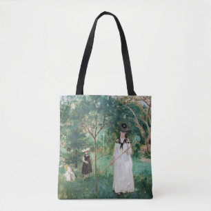 Berthe Morisot - De Butterfly Hunt Tote Bag