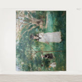 Berthe Morisot - De Butterfly Hunt Wandkleed (Voorkant)