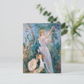 Berthe Morisot - De Cherry Picker Briefkaart (Staand voorkant)