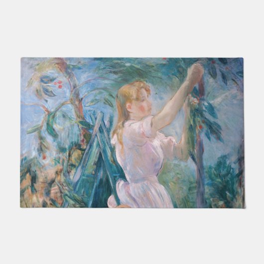 Berthe Morisot - De Cherry Picker Deurmat (Voorkant)