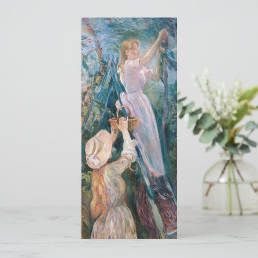 Berthe Morisot - De Cherry Picker Kaart (Staand voorkant)