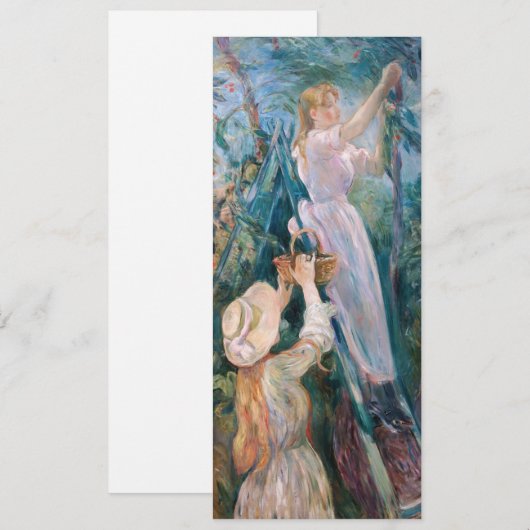 Berthe Morisot - De Cherry Picker Kaart (Voorkant / Achterkant)