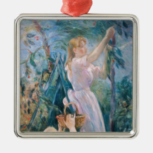Berthe Morisot - De Cherry Picker Metalen Ornament