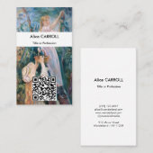Berthe Morisot - de Cherry Picker - QR-code Visitekaartje (Voorkant / Achterkant)