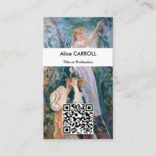 Berthe Morisot - de Cherry Picker - QR-code Visitekaartje