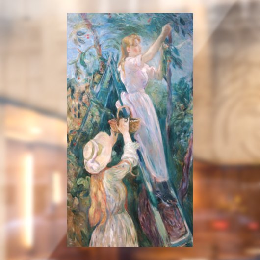 Berthe Morisot - De Cherry Picker Raamsticker (Vel 2)