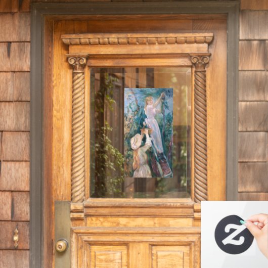 Berthe Morisot - De Cherry Picker Raamsticker (Huis Deur)