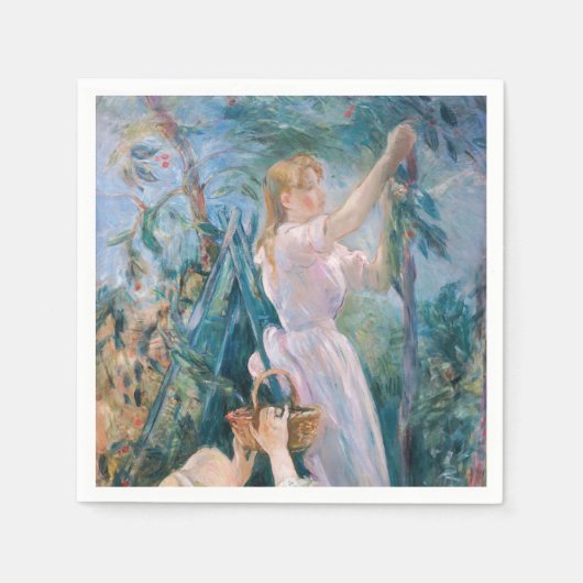 Berthe Morisot - De Cherry Picker Servet (Voorkant)