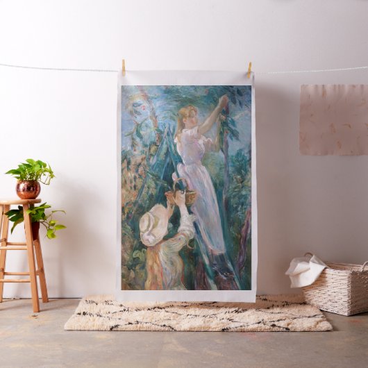 Berthe Morisot - De Cherry Picker Stof (Voorbeeld)